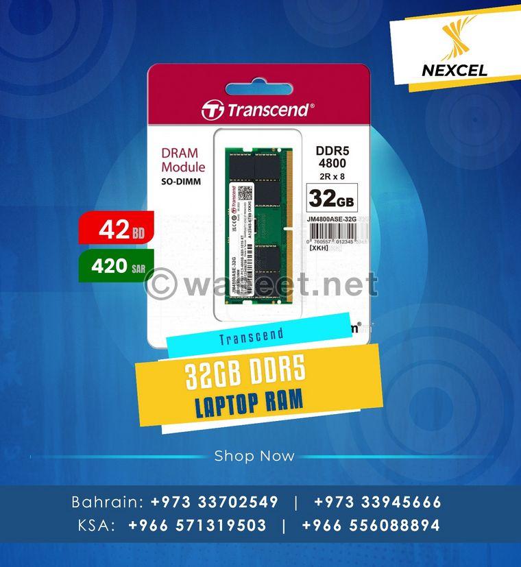 RAM Transcend DDRS 4800 laptop for sale 1