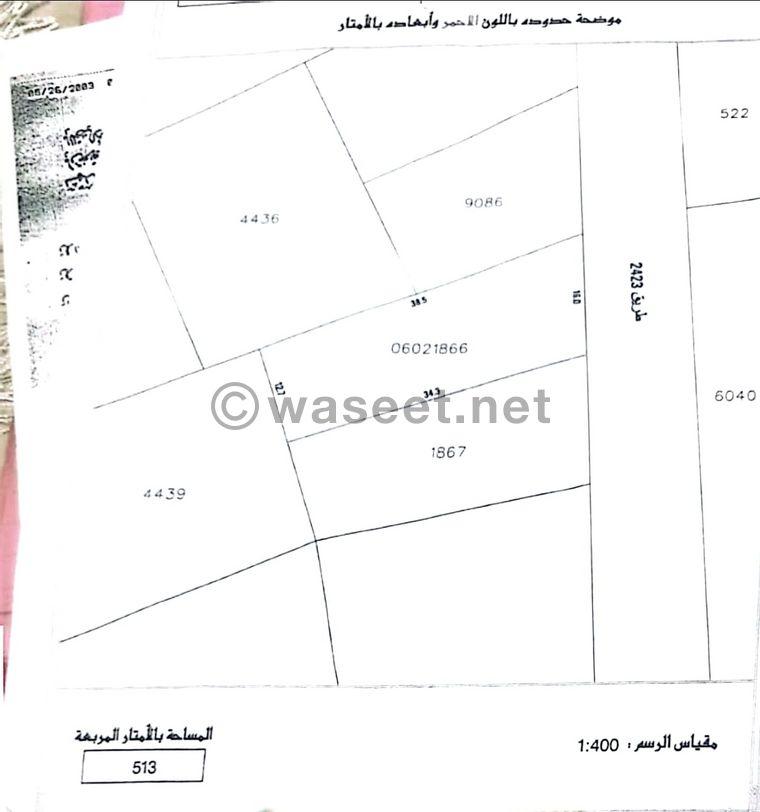 Land for sale in Western Eker, 513 meters 0