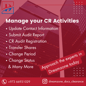 Company Formation and CR Amendments ion Bahrain