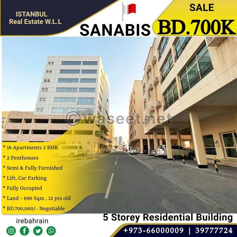 Residential 5 storey Building for Sale in Sanabis Burhama 0