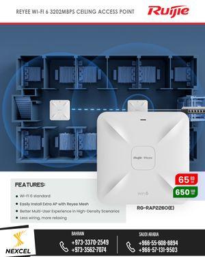 RUIJIE WIFI 6 OUTDOOR ACCESS POINT 