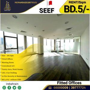 Furnished office in Seef area