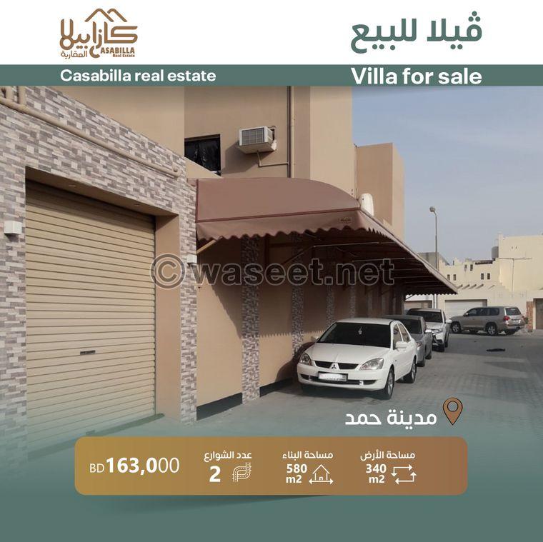For sale, a luxury villa in Hamad Town 0