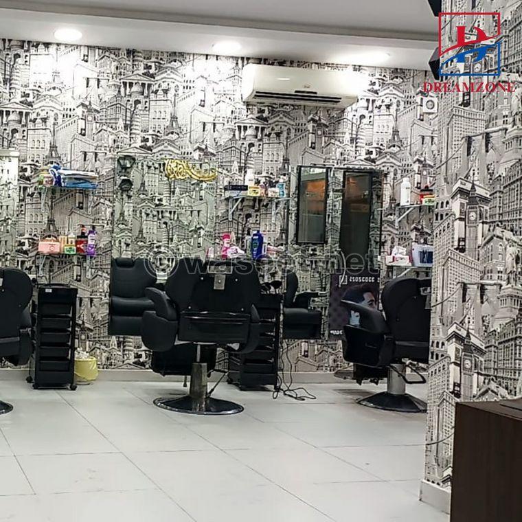 Fully equipped barber shop for sale 1