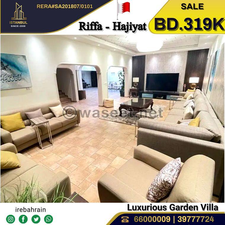 Villa with beautiful garden for sale in Riffa 4