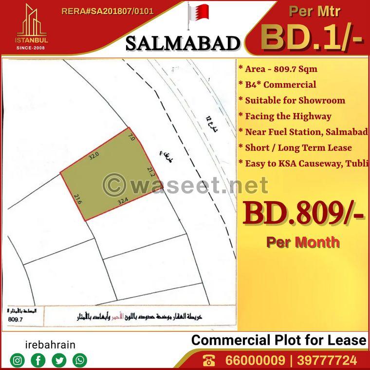 Commercial plot of land for rent in Salmabad  0