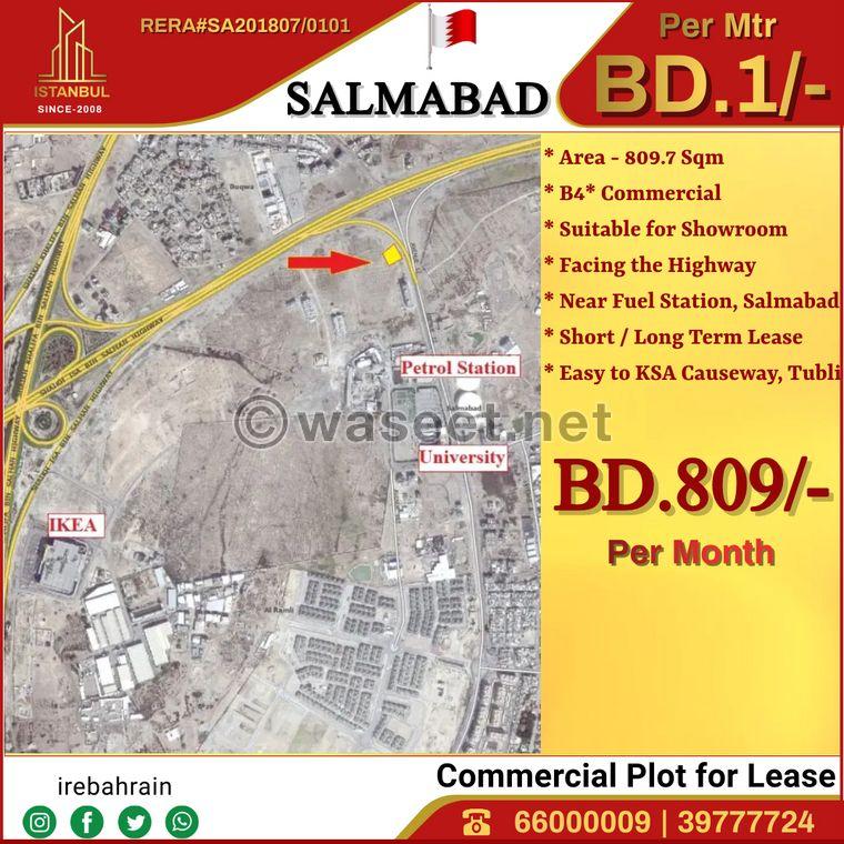 Commercial plot of land for rent in Salmabad  1