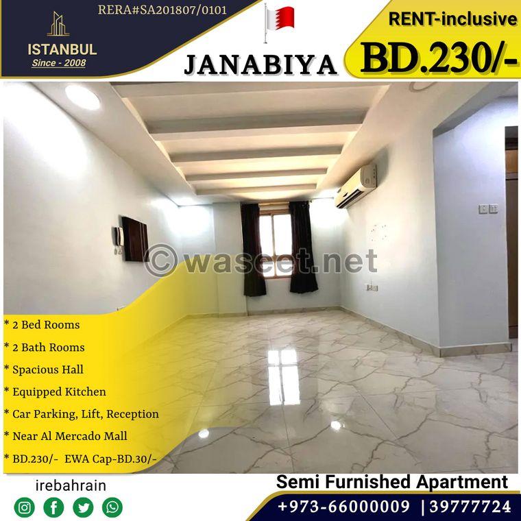 Family apartment for rent in Janabiyah  0