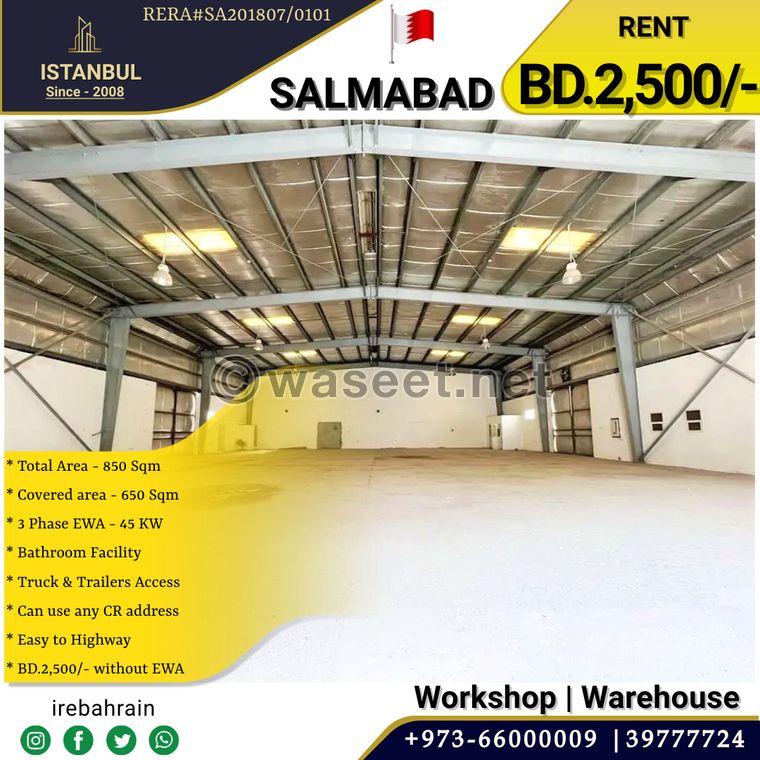 Workshop for rent in Salmabad  0