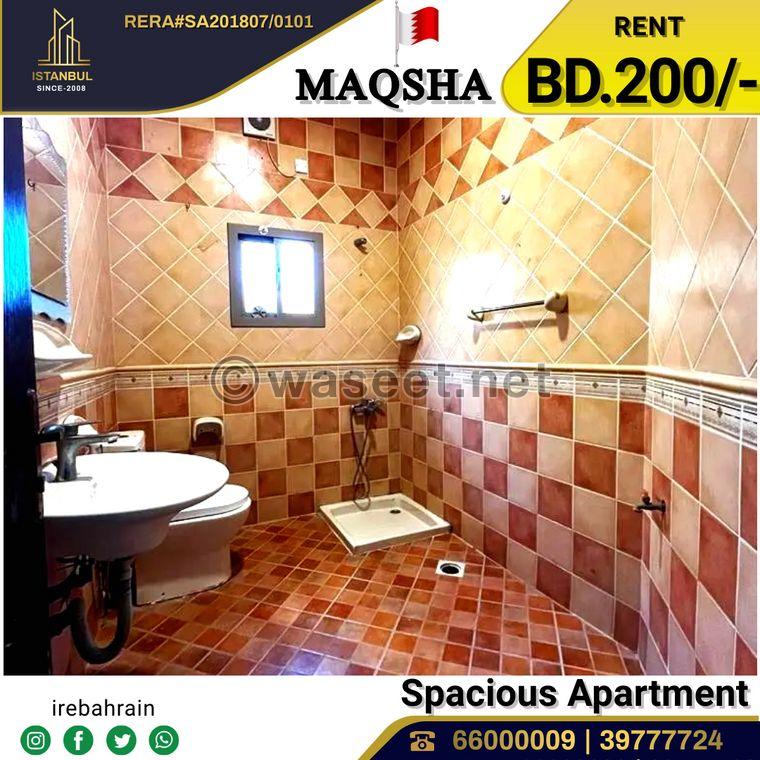 Spacious apartment for rent in Al Maqsha 4