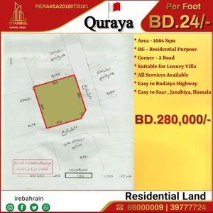 Residential RG Land for Sale in Quraya 