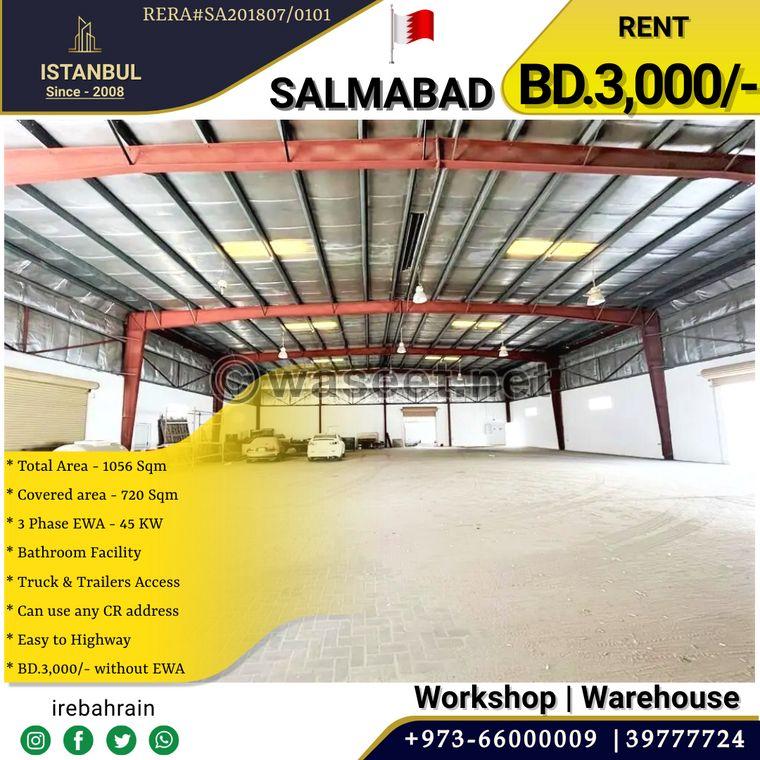 Warehouse for rent in Salmabad 0