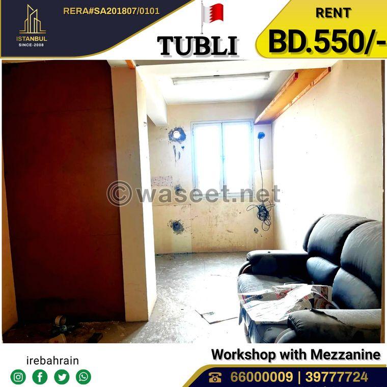 Warehouse and workshop with mezzanine for rent Tubli 4