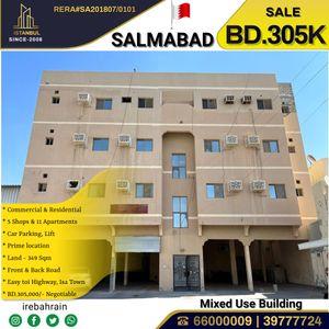 Mixed use 3 storey Building for Sale in Salmabad