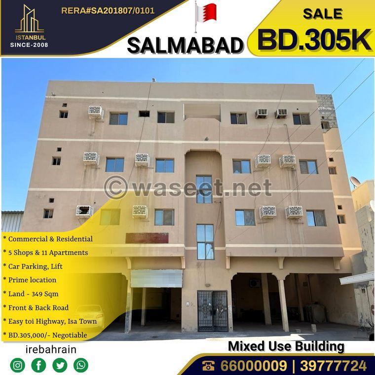 Mixed use 3 storey Building for Sale in Salmabad 0