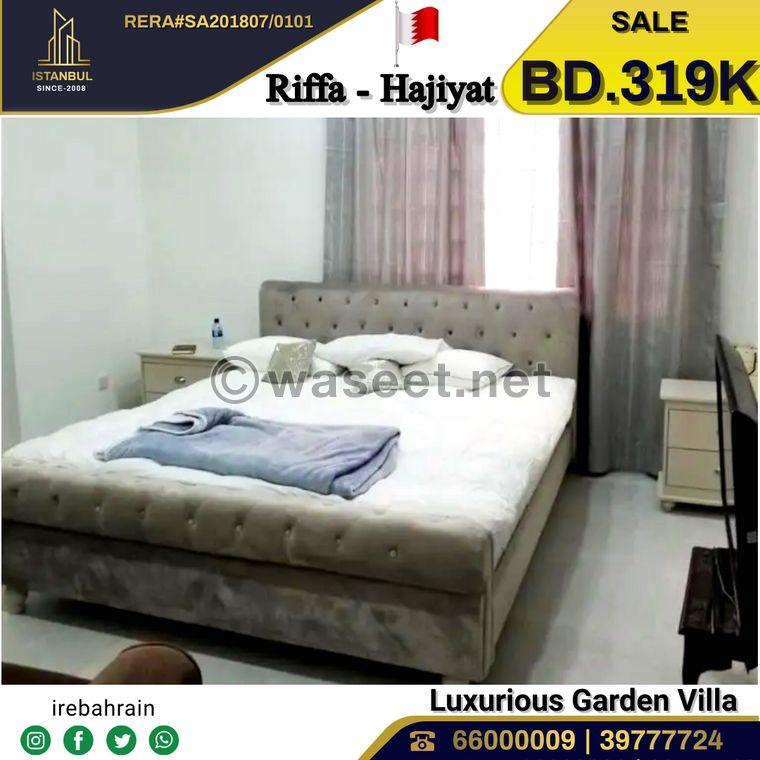 Villa with beautiful garden for sale in Riffa 1