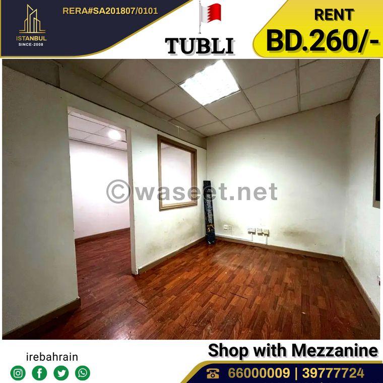 Commercial Shop 10 x 4 with mezzanine for Rent in TUBLI  3