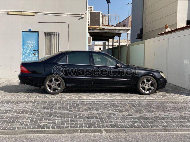 مرسيدس بنز S-350 2003 (أسود)  2