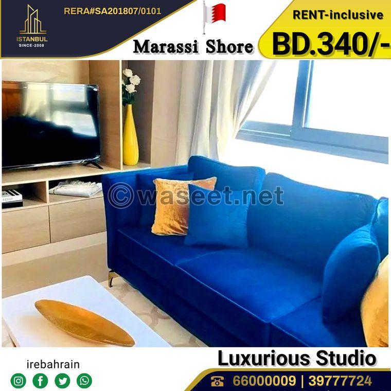 Fully furnished luxury Studio for rent in Marassi   3
