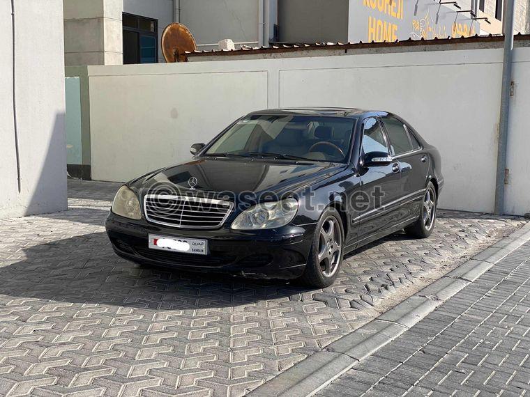 مرسيدس بنز S-350 2003 (أسود)  1