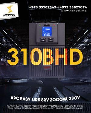 APC UPS  SRV 2000VA 23OV FOR SALE 