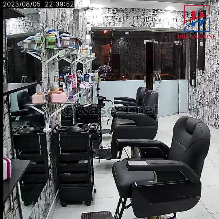 Fully equipped barber shop for sale 2