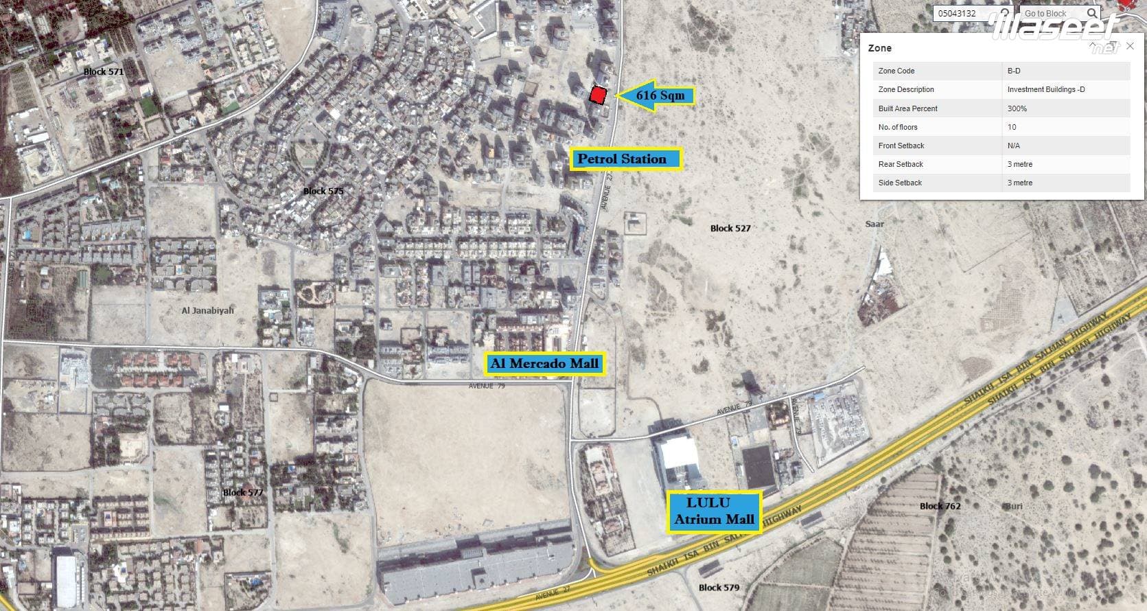 Investment land for sale in Janabiyah 1