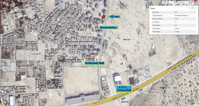 Investment land for sale in Janabiyah