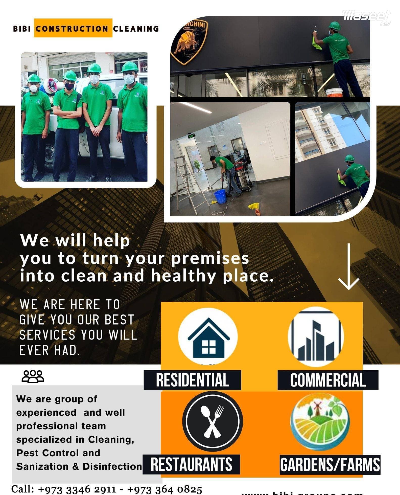 Offer cleaning services 1