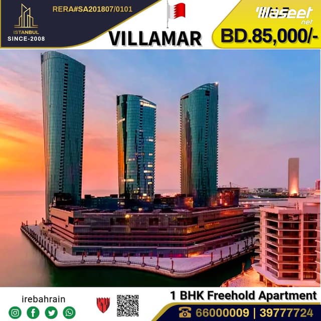 For sale apartment in GFH Villamar building