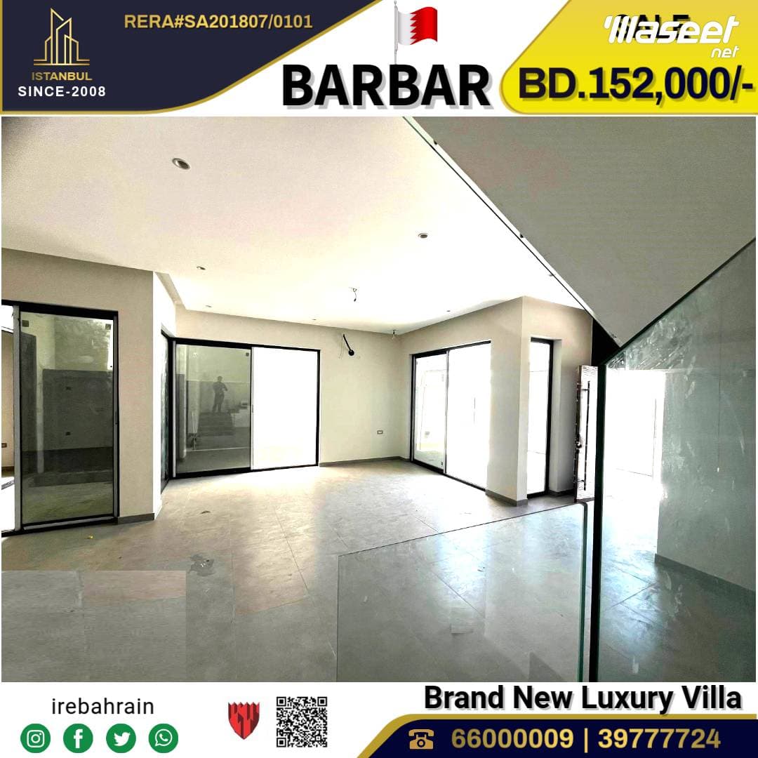 Beautiful Brand New Villa for Sale in Barbar 7