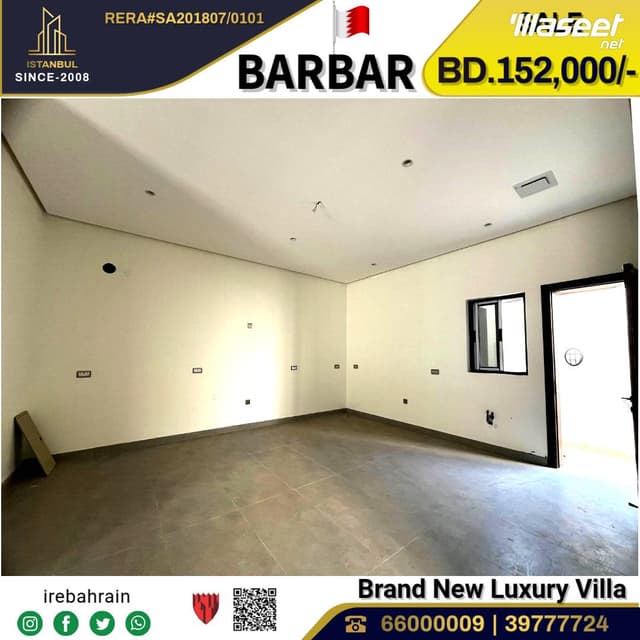Beautiful Brand New Villa for Sale in Barbar