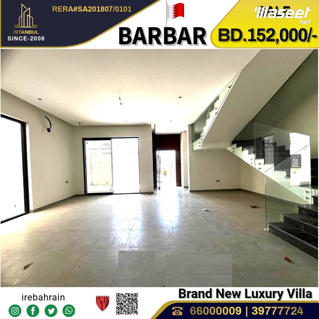 Beautiful Brand New Villa for Sale in Barbar 9