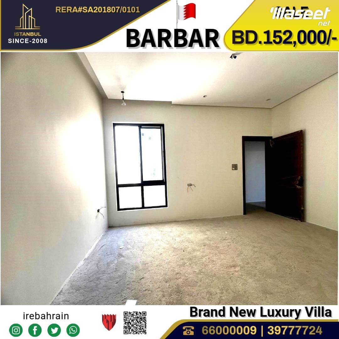 Beautiful Brand New Villa for Sale in Barbar 11