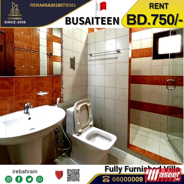Villa for rent in Busaiteen