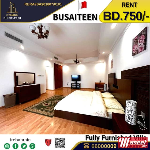 Villa for rent in Busaiteen