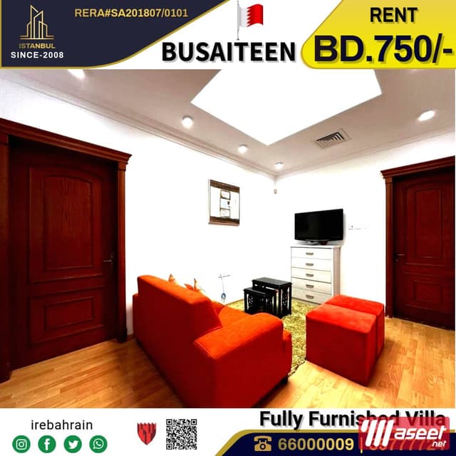 Villa for rent in Busaiteen