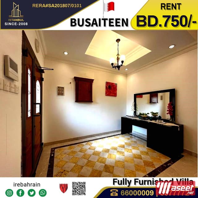 Villa for rent in Busaiteen