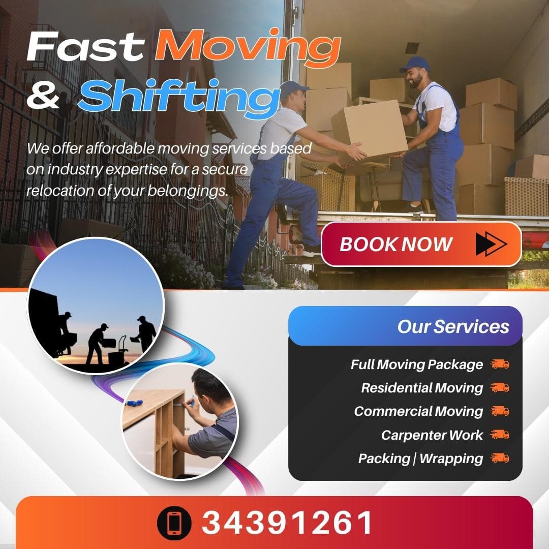 Moving the furniture of the house  0