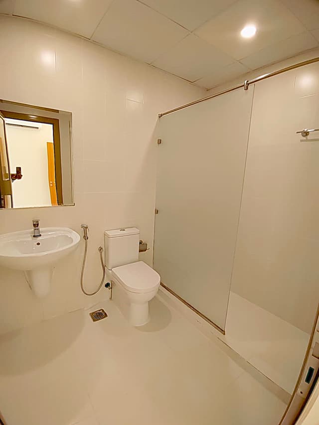 A semi-furnished two bedroom apartment for rent in Hidd