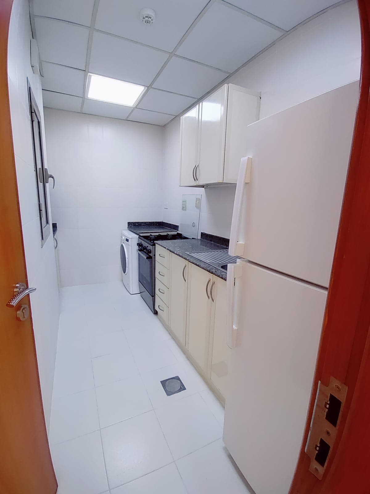 A semi-furnished two bedroom apartment for rent in Hidd 3