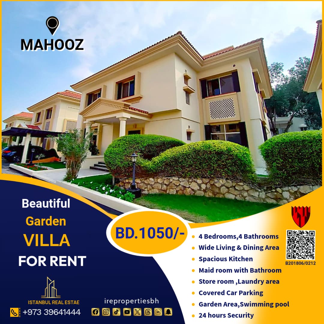 Villa for rent in Mahooz  10