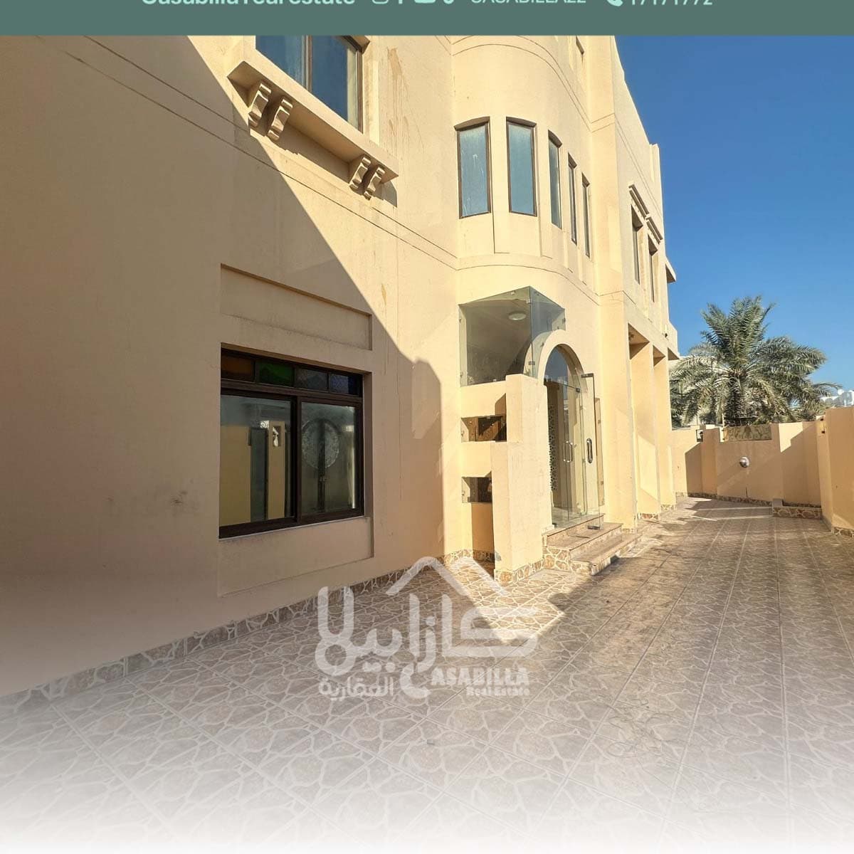 For rent a residential villa in a quiet and elegant area in Hidd 8