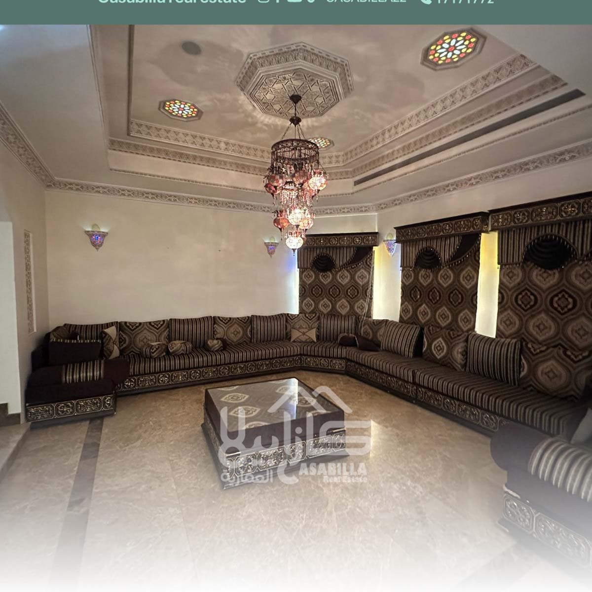 For rent a residential villa in a quiet and elegant area in Hidd 9