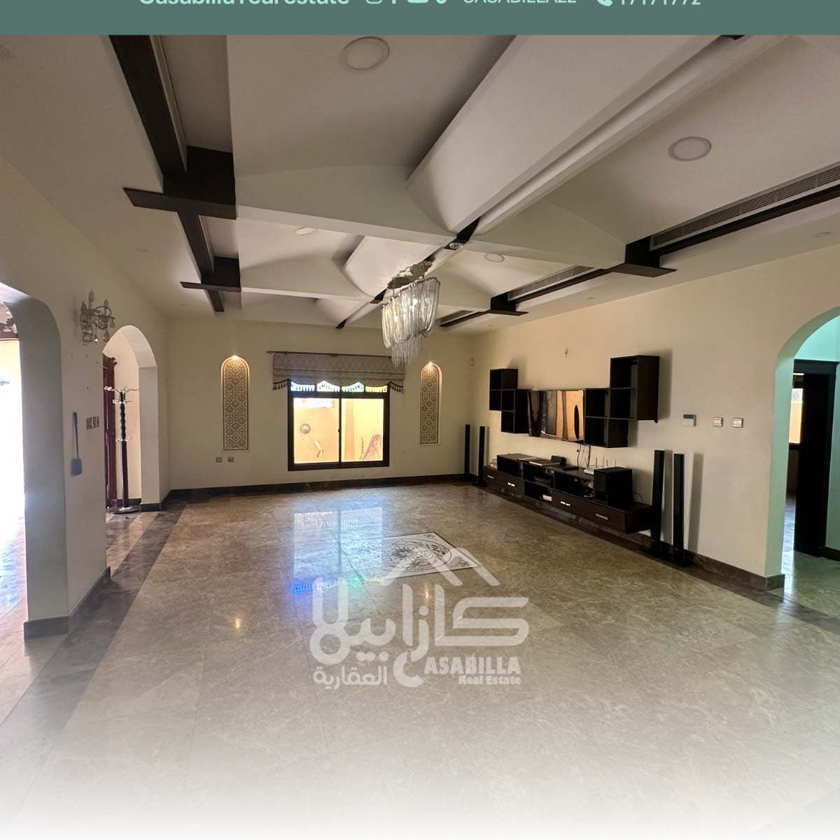 For rent a residential villa in a quiet and elegant area in Hidd 7