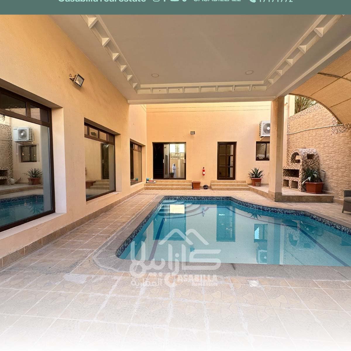 For rent a residential villa in a quiet and elegant area in Hidd 11