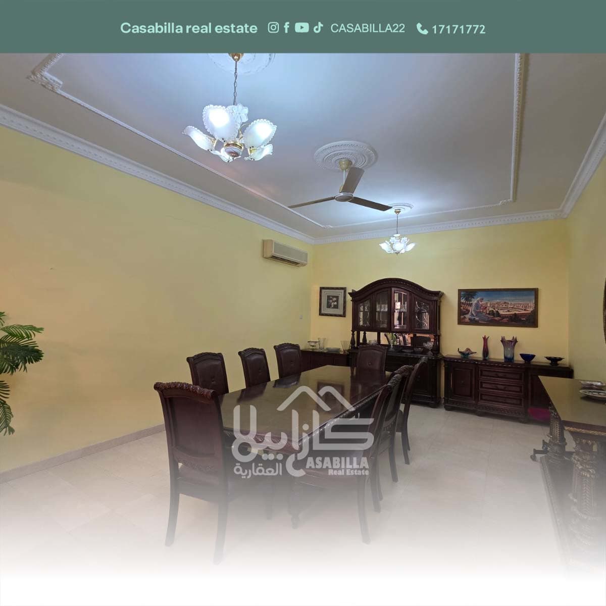 For sale a residential villa in a quiet and elegant area in the Ali area 3