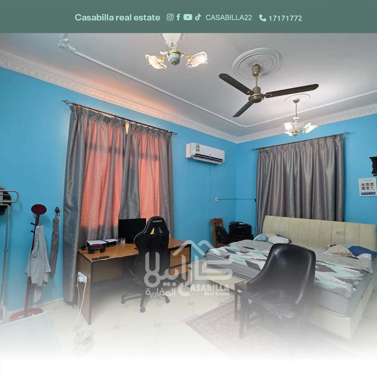 For sale a residential villa in a quiet and elegant area in the Ali area 1