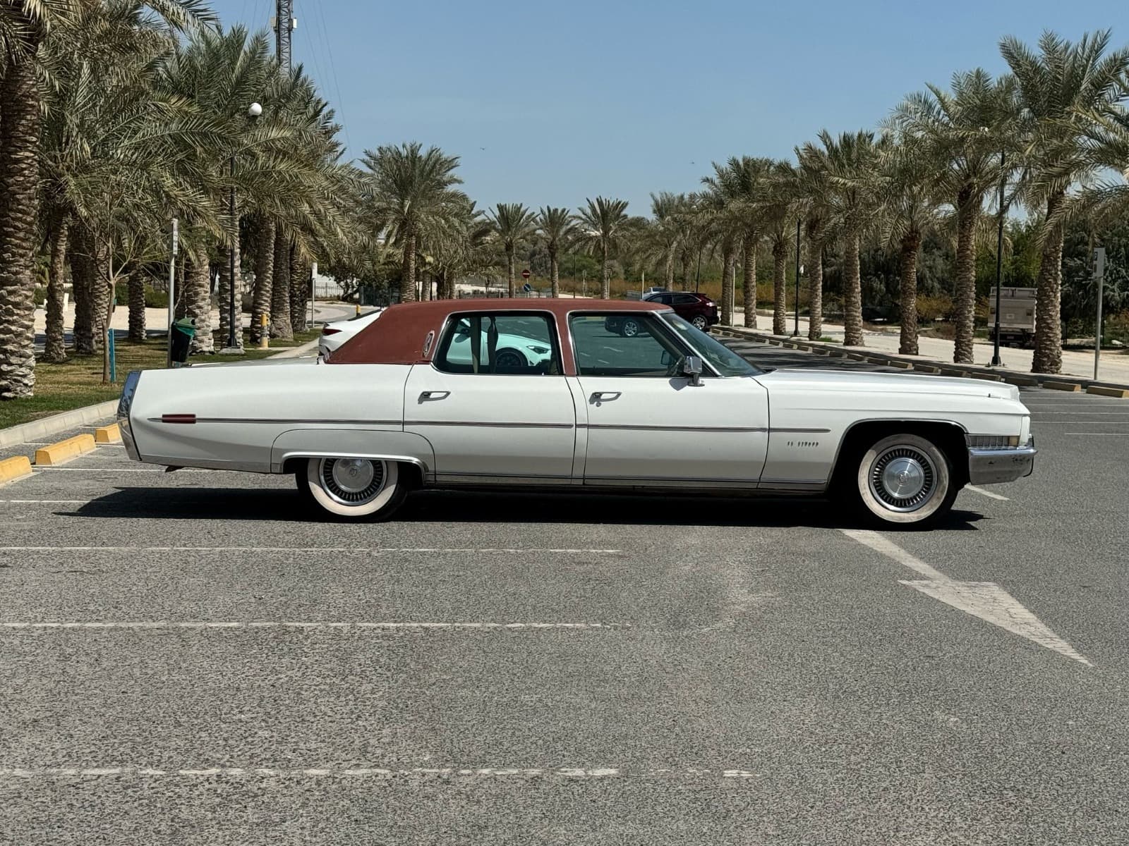 كاديلاك فليتوود 1971 (أبيض) 4