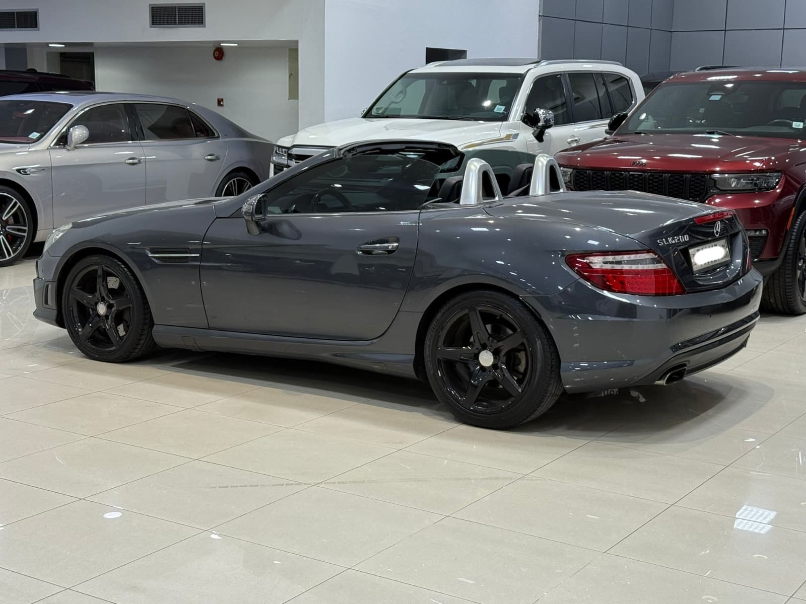 مرسيدس بنز SLK-200/ 2014 (رمادي) 4